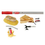 Shurhold cleaning tools and accessories set for boats.