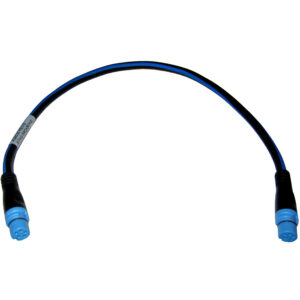 Blue M12 sensor cable with connectors