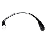 Black cable with round connectors on both ends.