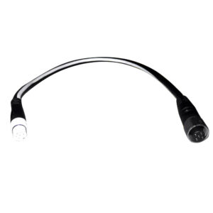 Black cable with round connectors on both ends.