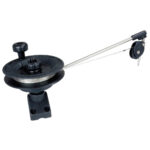Fishing downrigger with pulley system for trolling