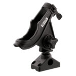 Black fishing rod holder mount