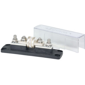 Electrical fuse holder with protective cover.