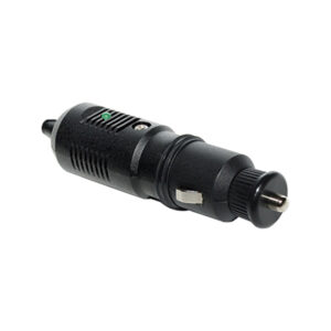 Black car cigarette lighter plug adapter