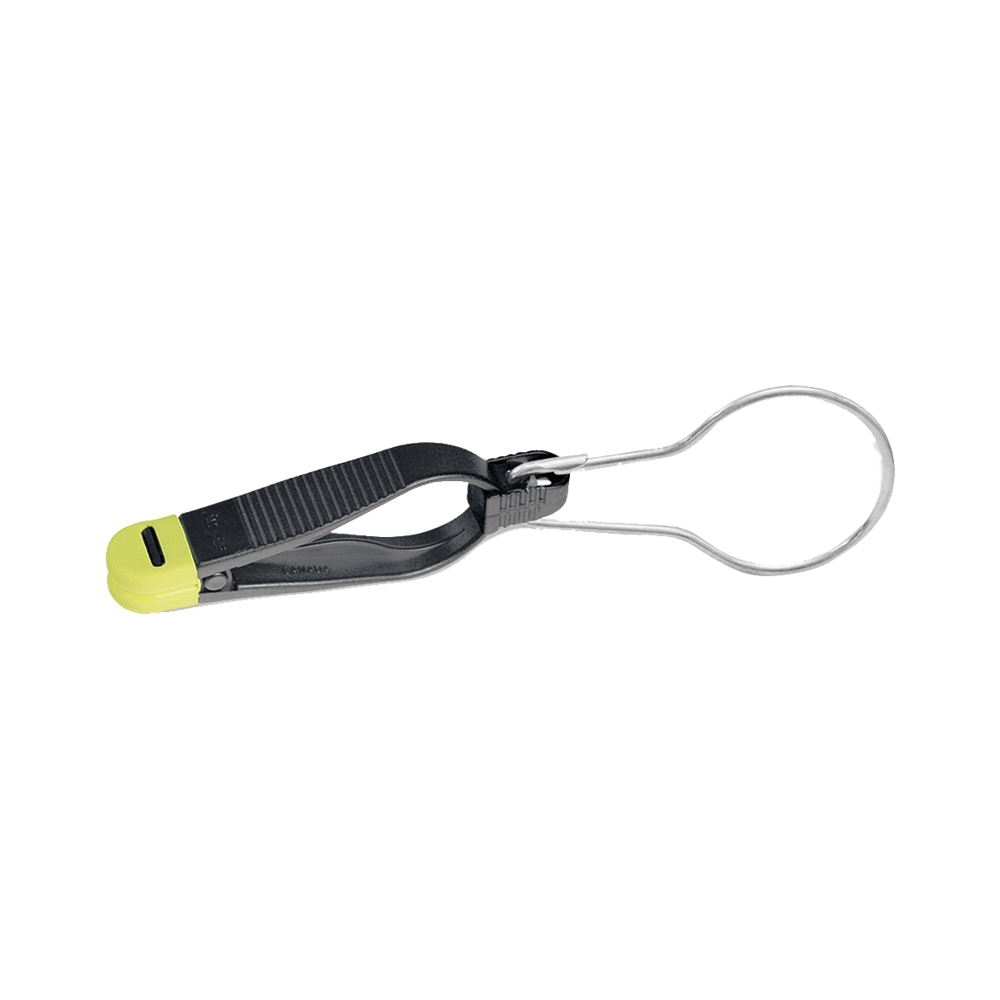 Gray and yellow wire tensioning tool
