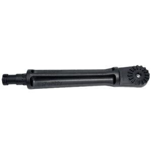 Black extendable arm accessory for outdoor equipment