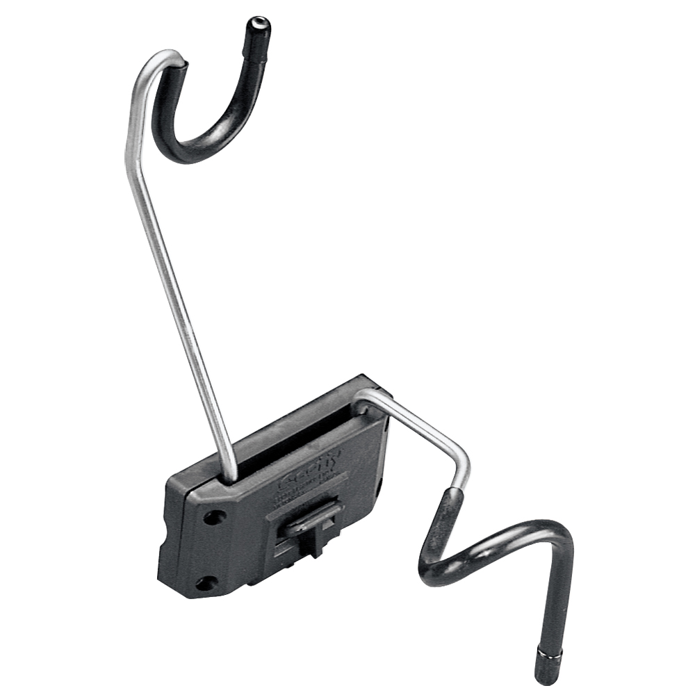Fishing rod rack holder for boat storage.