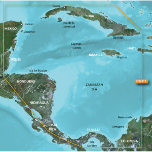 Map of Central America and Caribbean islands