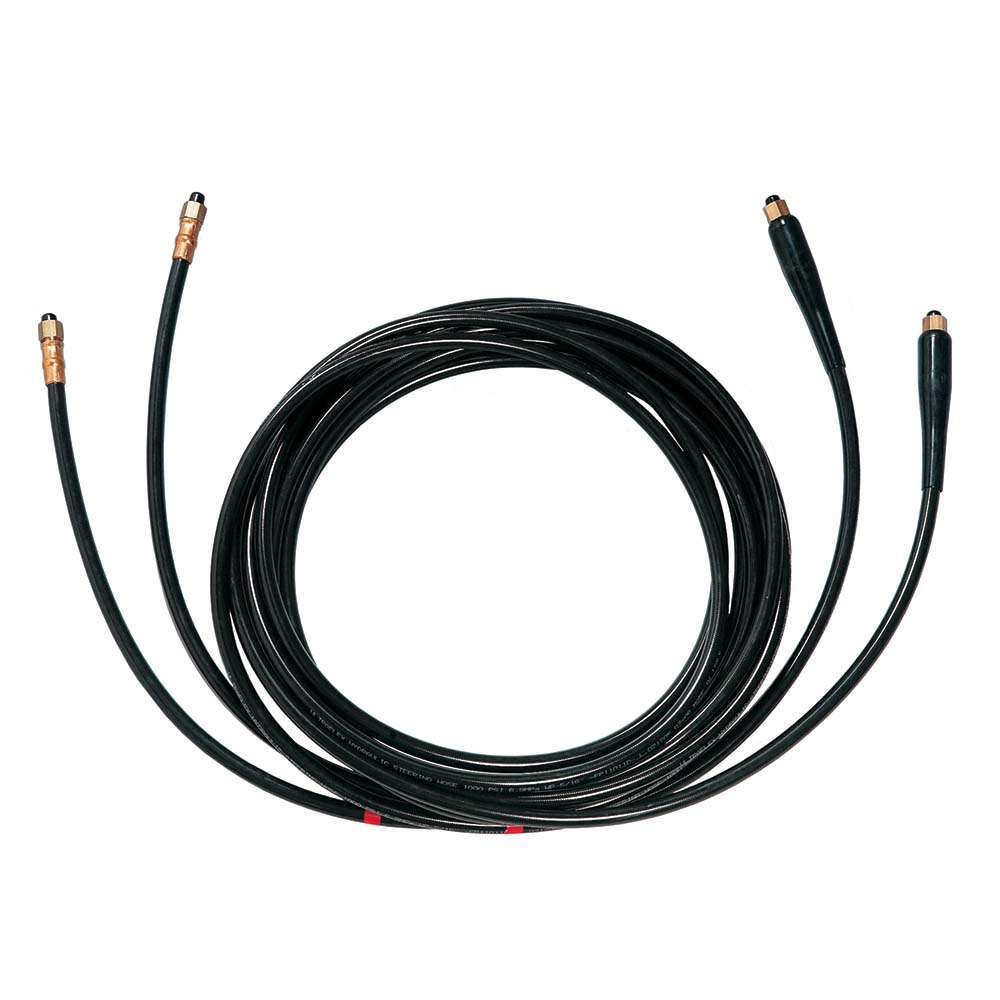Black fiber optic cables coiled for connectivity.