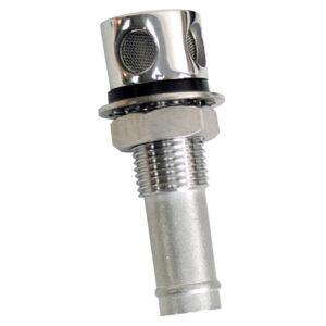 Chrome air intake fitting for engines