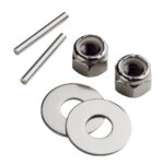 Metal nuts, washers, and screws set