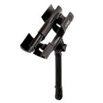 Adjustable black rod holder with secure grip