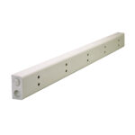 White rectangular bumper with holes