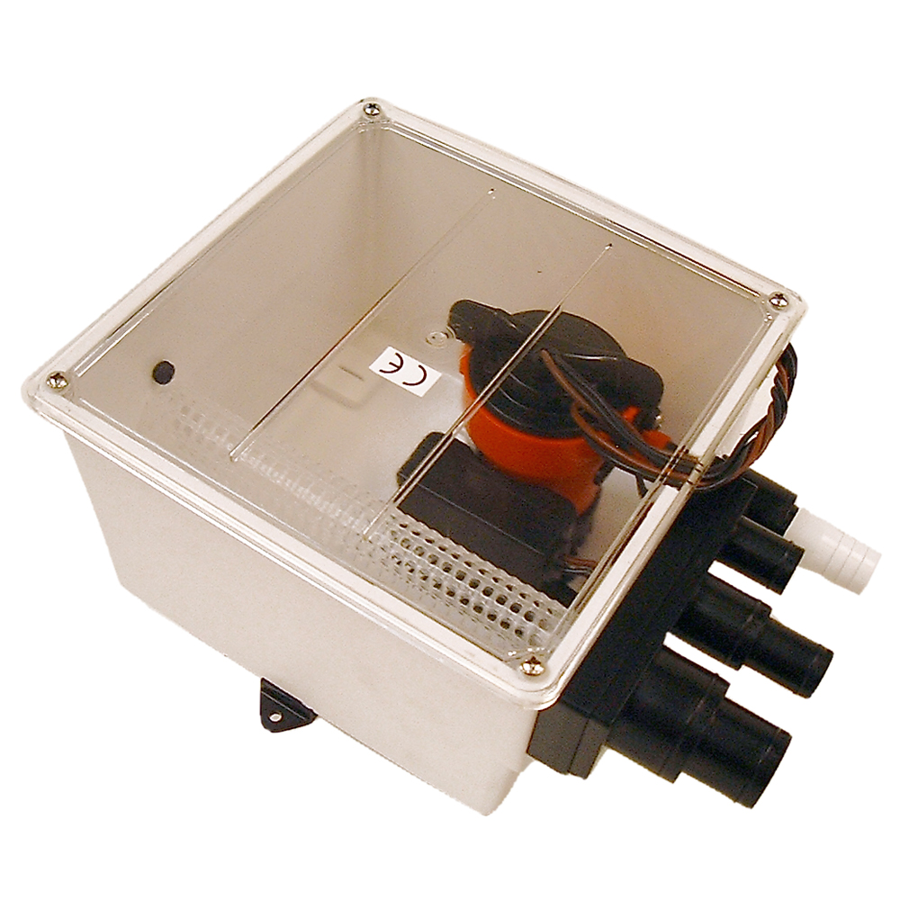 Transparent electrical junction box with multiple connectors.