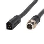 Ethernet cable with circular connector