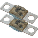 Two ATC automotive blade fuses, 150 amp rating.