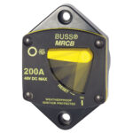 200A weatherproof circuit breaker switch with yellow reset