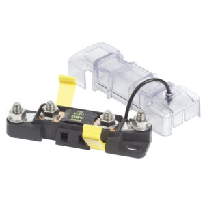 Automotive fuse holder with protective cover