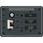 Electrical panel with ELCI and polarity indicators