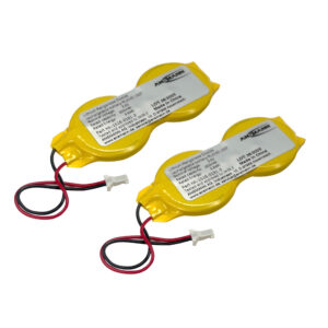 Yellow lithium manganese battery packs with wires