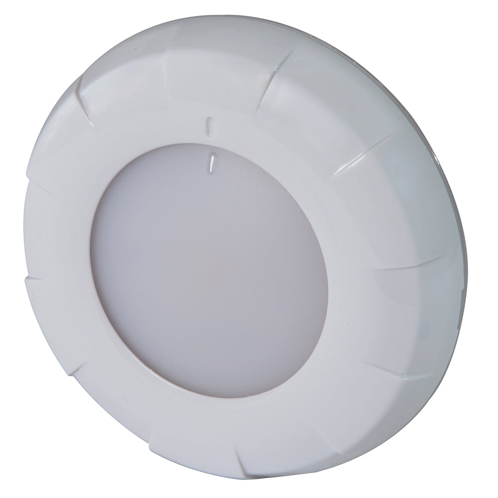 White round ceiling LED light fixture