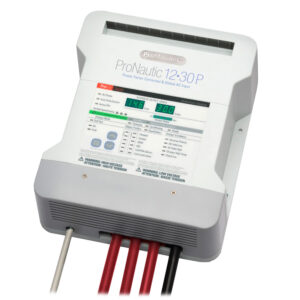 ProNautic marine battery charger with digital display.