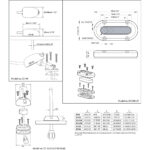 Technical diagram of DS-H6 and DS-MULTI models.