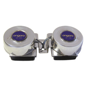 Ongaro chrome dual trumpet air horn