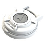 White round product with arrow symbol and 'MAXWELL' label.