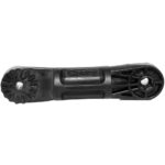 Black adjustable fishing rod holder component
