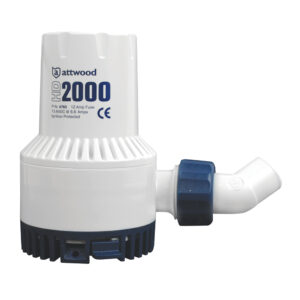 Attwood bilge pump HD2000, marine equipment.
