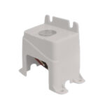 White plastic electrical enclosure with sensor module