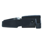 Black plastic car phone holder, side view