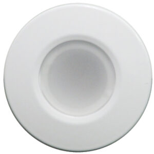 White round ceiling light fixture