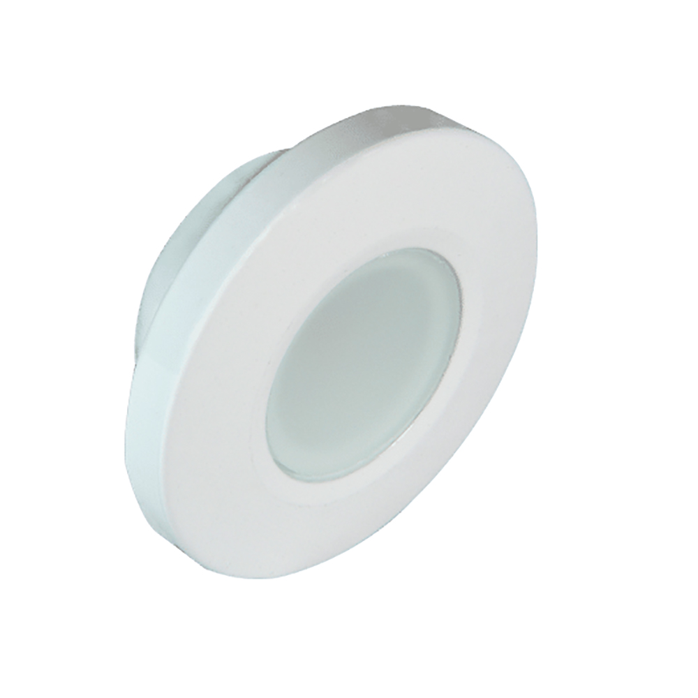 Round LED recessed downlight fixture