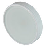 Round white LED ceiling light fixture