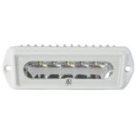 White marine LED spreader light by Lumitec