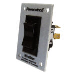 Powerwinch windlass switch for anchor release control