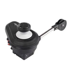 Fishing rod holder with adjustable mount.