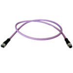 Purple cable with connectors on both ends.