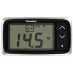 Raymarine digital display showing speed and distance.