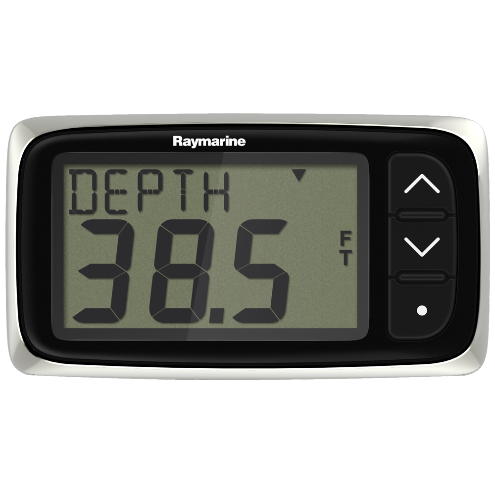 Digital depth gauge showing 38.5 feet.