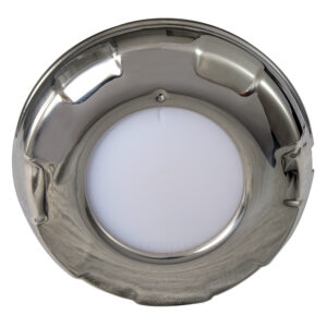 Stainless steel LED car light lens