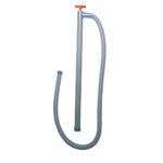 Manual water pump with flexible hose
