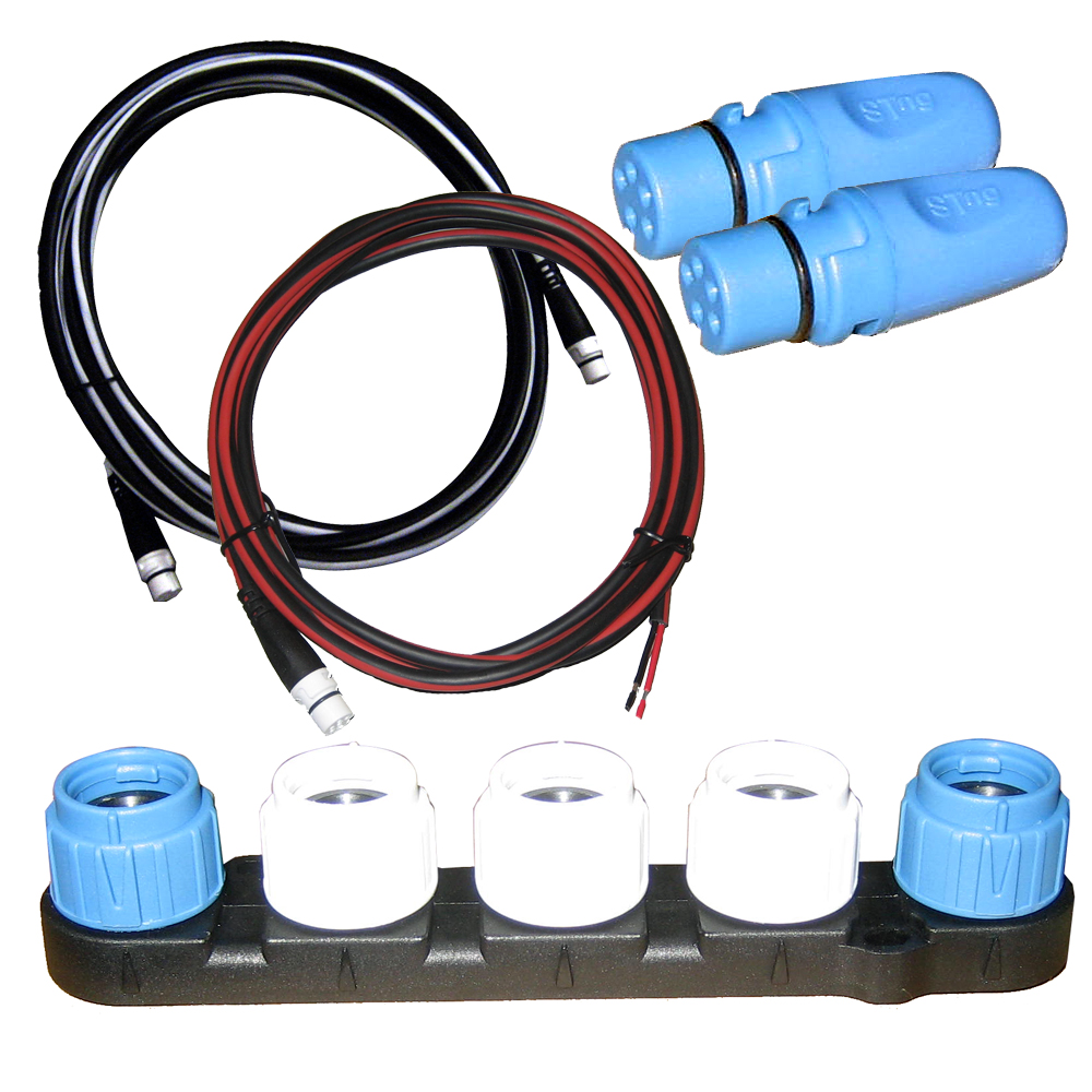 Electrical cables and connectors set for wiring projects.