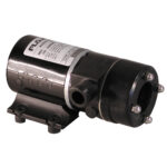Black industrial water pump for heavy-duty use