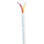 Marine grade red and yellow electrical cable.