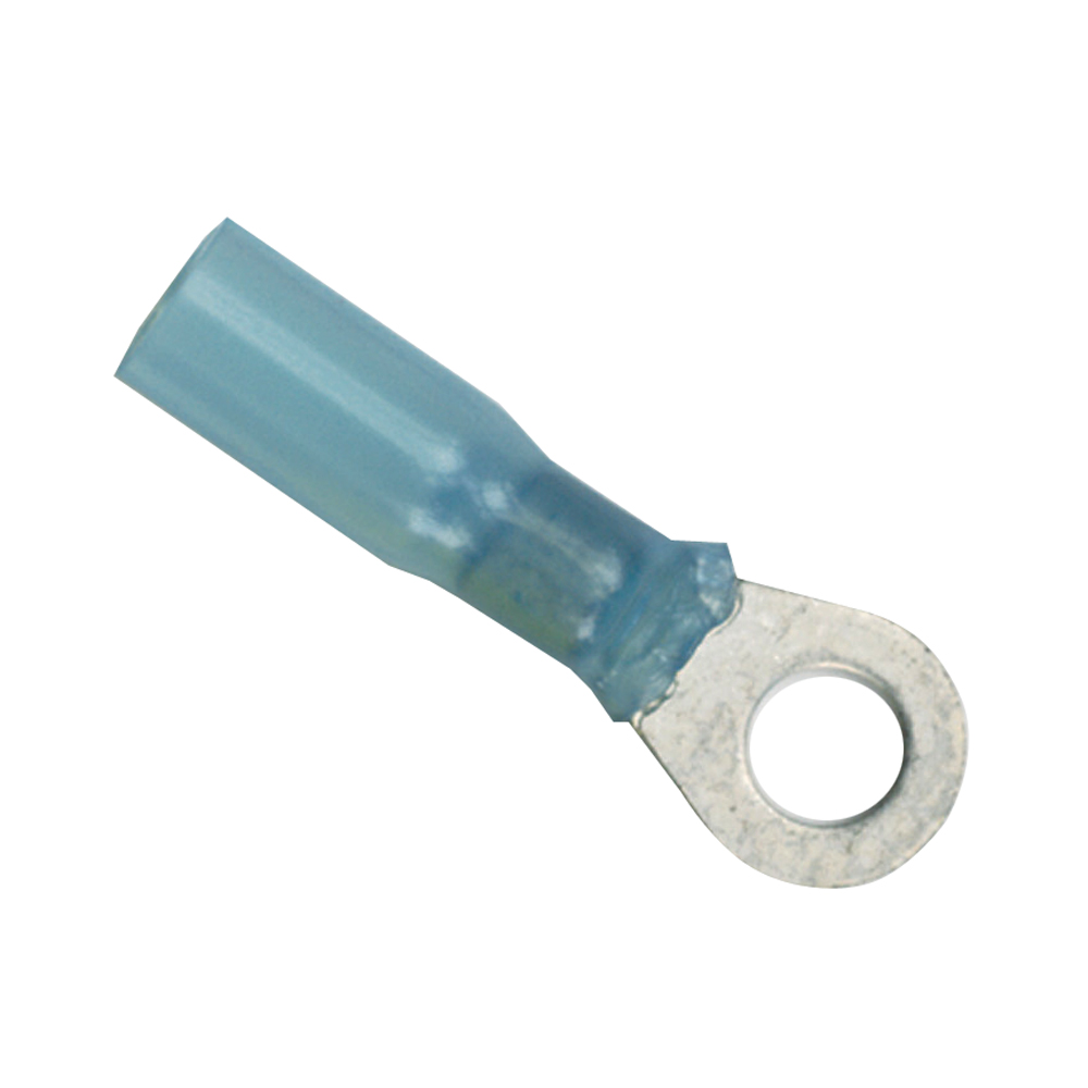 Blue insulated ring terminal connector