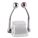 Chrome dual throttle control lever