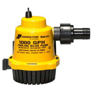 Yellow Johnson 1000 GPH bilge pump
